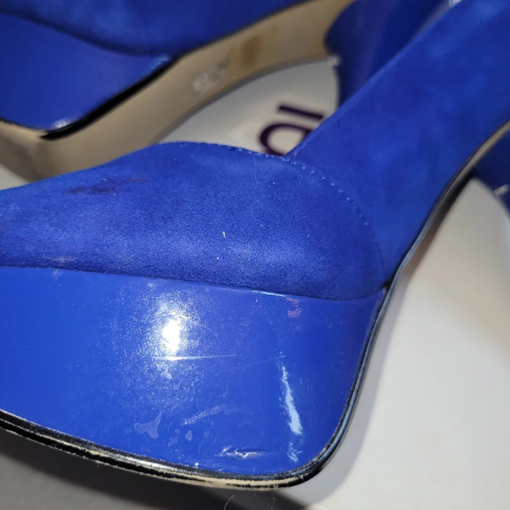 BAKERS Shoes Style Eryn Blue Platform Pumps - Picture 12 of 12
